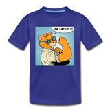 We Can Do It - Cat - Kids' Premium T-Shirt - royal blue