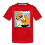 We Can Do It - Cat - Kids' Premium T-Shirt - red