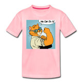 We Can Do It - Cat - Kids' Premium T-Shirt - pink