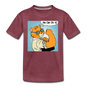 We Can Do It - Cat - Kids' Premium T-Shirt - heather burgundy