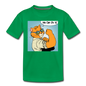 We Can Do It - Cat - Kids' Premium T-Shirt - kelly green