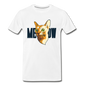 Cat Face - Meow - Men's Premium T-Shirt - white