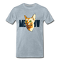 Cat Face - Meow - Men's Premium T-Shirt - heather ice blue