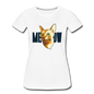 Cat Face - Meow - Women’s Premium T-Shirt - white