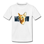 Cat Face - Meow - Kids' Premium T-Shirt - white