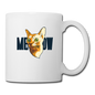 Cat Face - Meow - Coffee/Tea Mug - white