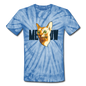 Cat Face - Meow - Unisex Tie Dye T-Shirt - spider baby blue