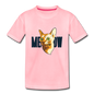 Cat Face - Meow - Toddler Premium T-Shirt - pink