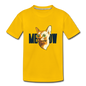 Cat Face - Meow - Toddler Premium T-Shirt - sun yellow