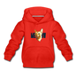 Cat Face - Meow - Kids‘ Premium Hoodie - red