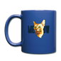 Cat Face - Meow - Full Color Mug - royal blue