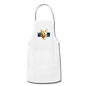 Cat Face - Meow - Adjustable Apron - white