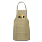 Cat Face - Meow - Adjustable Apron - khaki