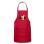 Cat Face - Meow - Adjustable Apron - red