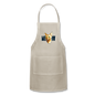 Cat Face - Meow - Adjustable Apron - natural