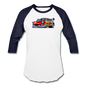 Hot Rod - Retro - Baseball T-Shirt - white/navy