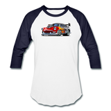 Hot Rod - Retro - Baseball T-Shirt - white/navy