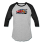 Hot Rod - Retro - Baseball T-Shirt - heather gray/black