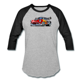 Hot Rod - Retro - Baseball T-Shirt - heather gray/black