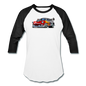 Hot Rod - Retro - Baseball T-Shirt - white/black