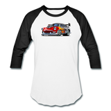 Hot Rod - Retro - Baseball T-Shirt - white/black