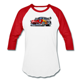 Hot Rod - Retro - Baseball T-Shirt - white/red