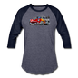 Hot Rod - Retro - Baseball T-Shirt - heather blue/navy