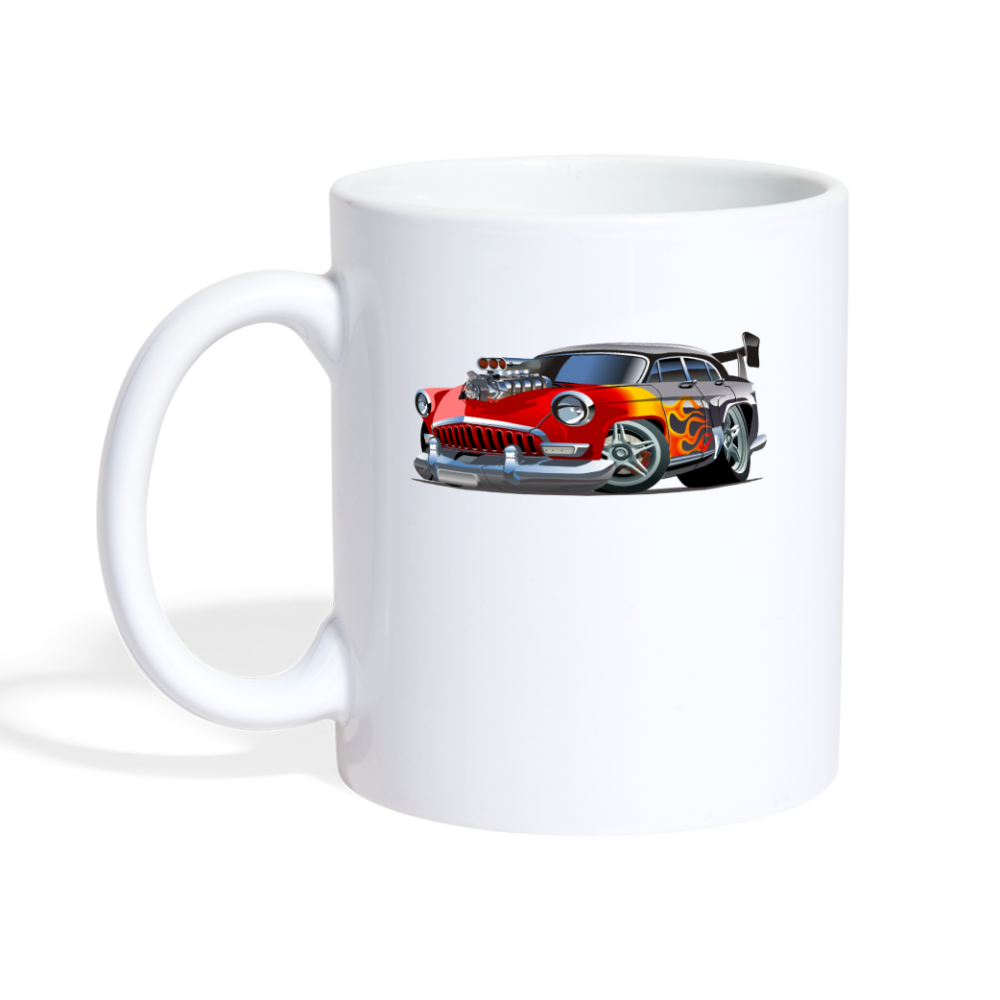 Hot Rod - Retro - Coffee/Tea Mug - white