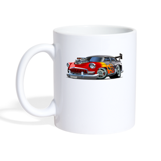 Hot Rod - Retro - Coffee/Tea Mug - white