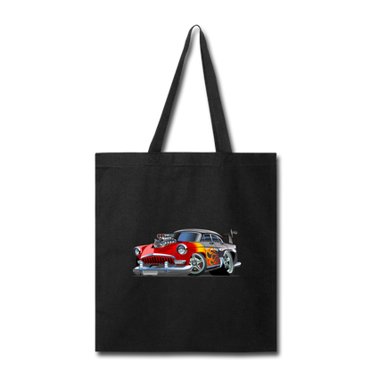 Hot Rod - Retro - Tote Bag - black