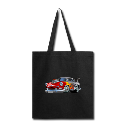 Hot Rod - Retro - Tote Bag - black