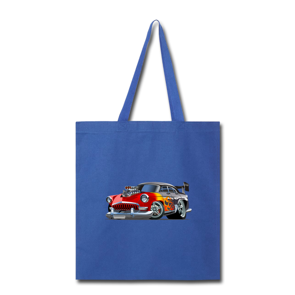 Hot Rod - Retro - Tote Bag - royal blue