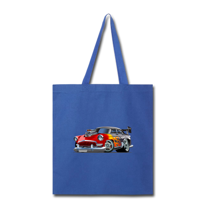 Hot Rod - Retro - Tote Bag - royal blue