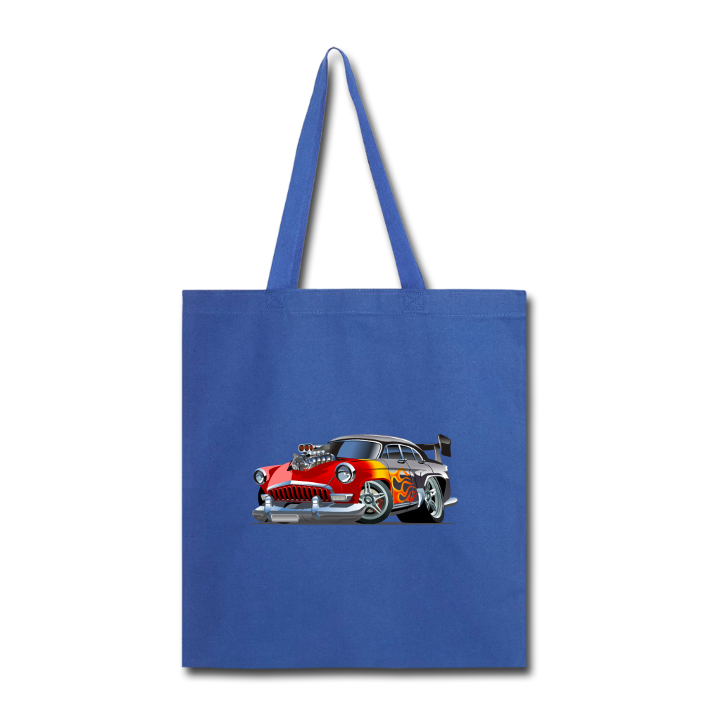 Hot Rod - Retro - Tote Bag - royal blue