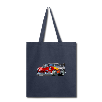 Hot Rod - Retro - Tote Bag - navy