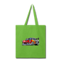 Hot Rod - Retro - Tote Bag - lime green