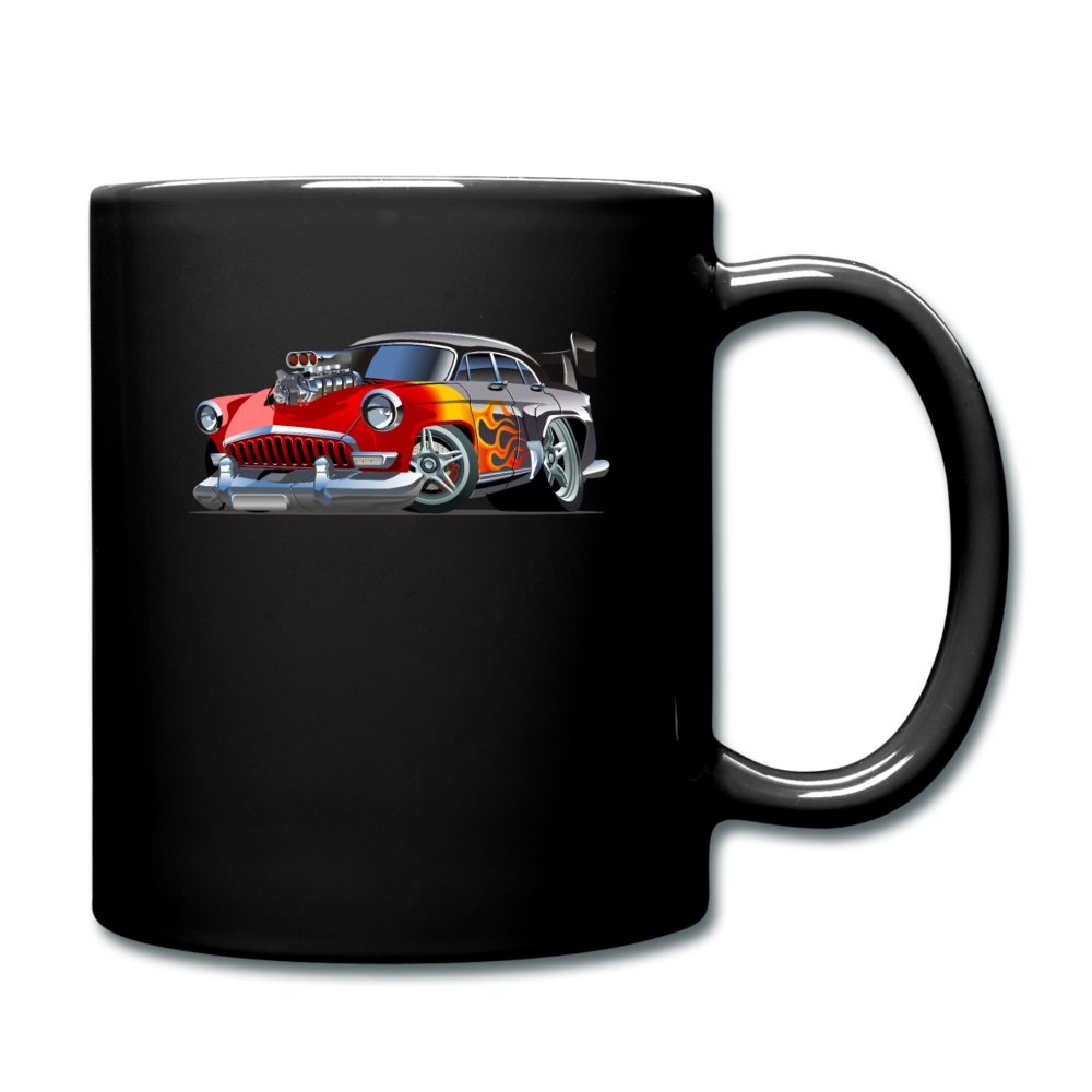 Hot Rod - Retro - Full Color Mug - black