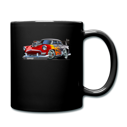 Hot Rod - Retro - Full Color Mug - black