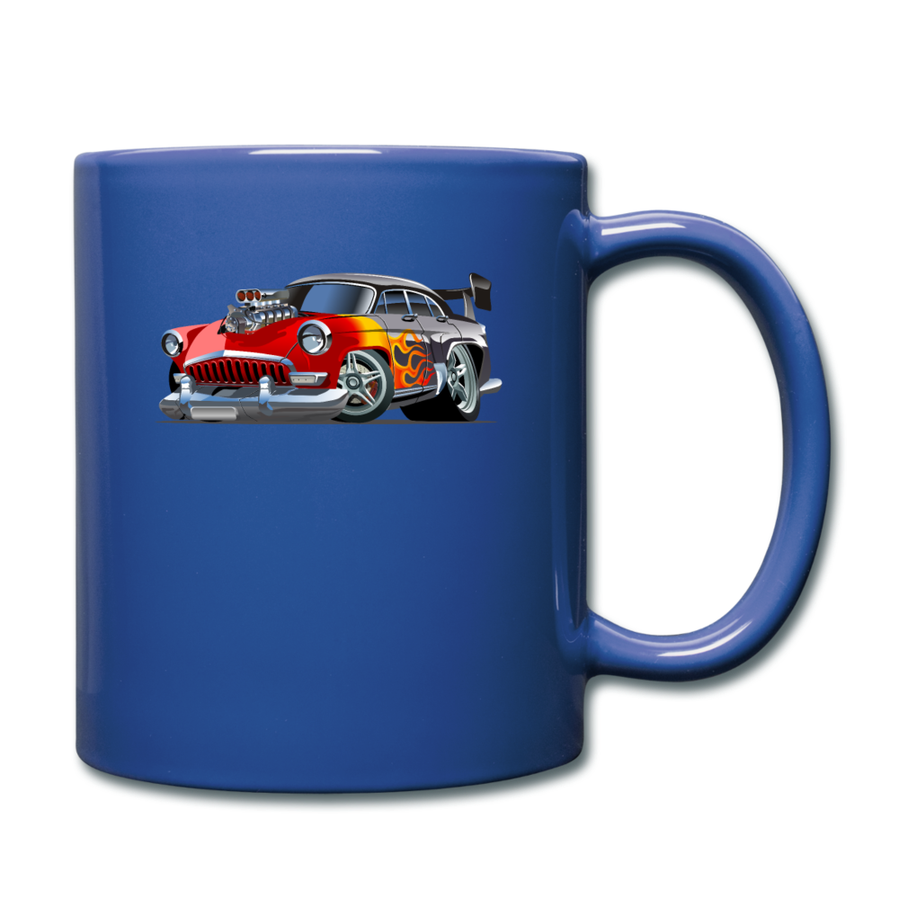 Hot Rod - Retro - Full Color Mug - royal blue