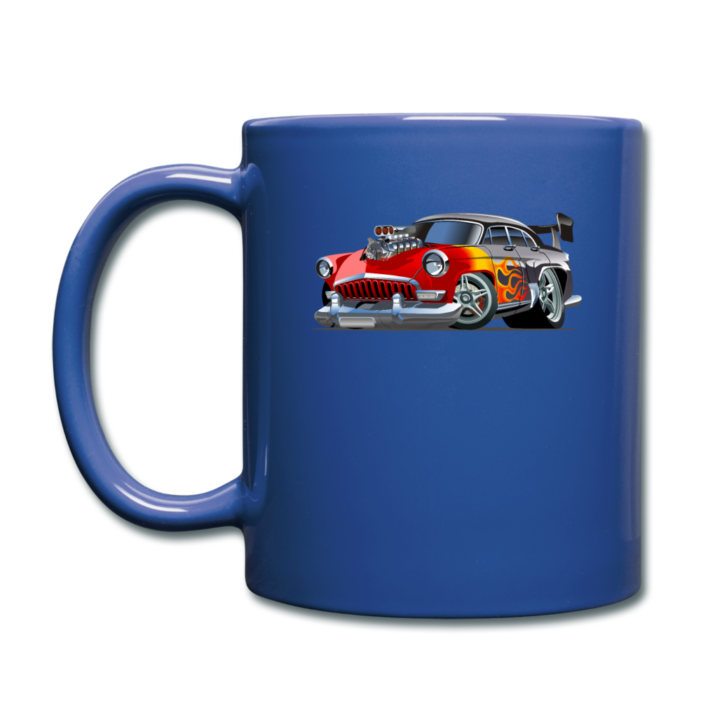 Hot Rod - Retro - Full Color Mug - royal blue