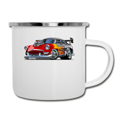 Hot Rod - Retro - Camper Mug - white