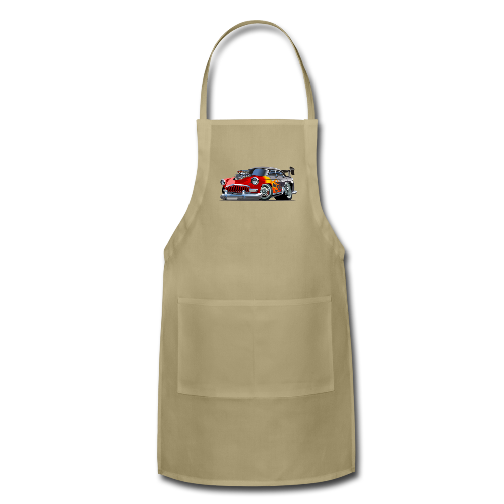 Hot Rod - Retro - Adjustable Apron - khaki