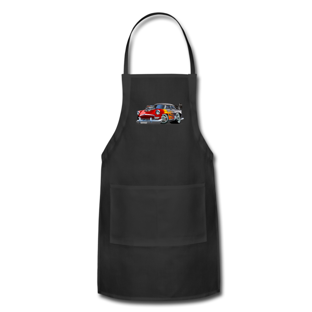 Hot Rod - Retro - Adjustable Apron - black