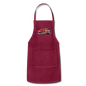 Hot Rod - Retro - Adjustable Apron - burgundy