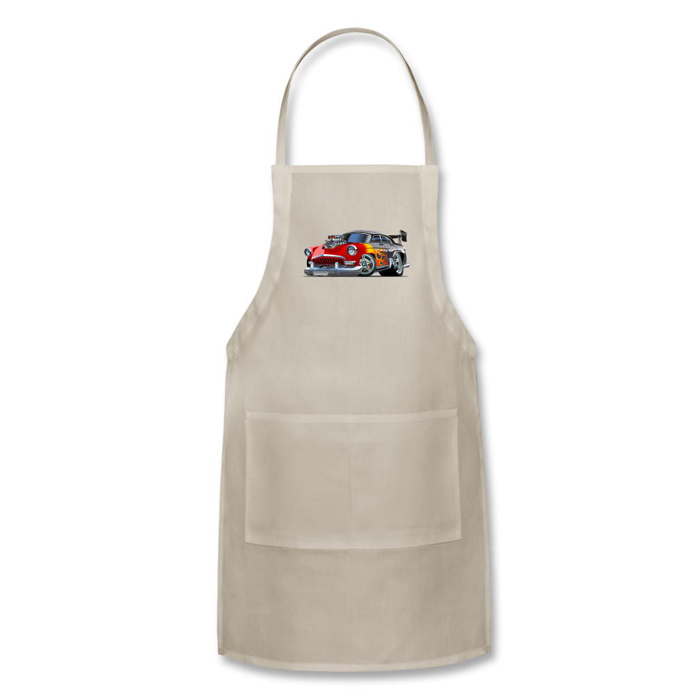 Hot Rod - Retro - Adjustable Apron - natural