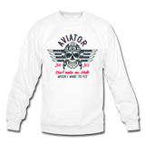 Aviator - Air Ace - Crewneck Sweatshirt - white