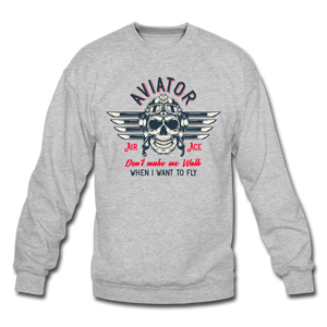 Aviator - Air Ace - Crewneck Sweatshirt - heather gray