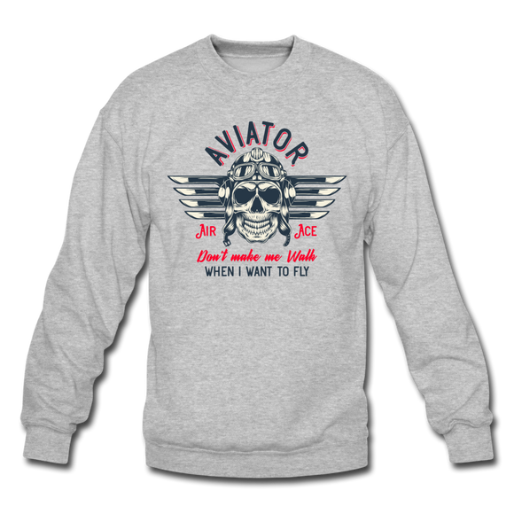 Aviator - Air Ace - Crewneck Sweatshirt - heather gray