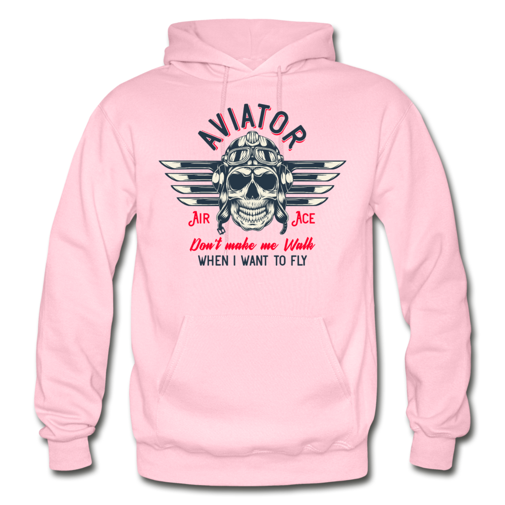 Aviator - Air Ace - Gildan Heavy Blend Adult Hoodie - light pink