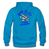 Born To Fly - Endless - Gildan Heavy Blend Adult Hoodie - turquoise